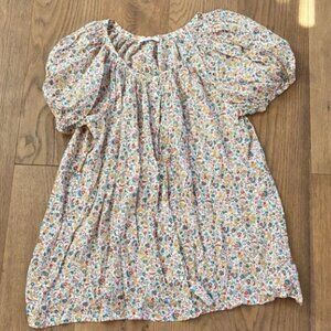 Doen Josette Floral Cotton Shift Minidress size M
